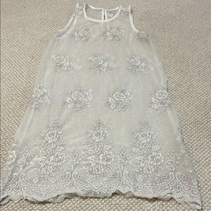 Women’s Sheer Lace Dress Small